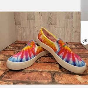 Skechers - Poppy -Hippy- Hype Slip On Sneakers -Tie Dye 155082 womans size 8.5